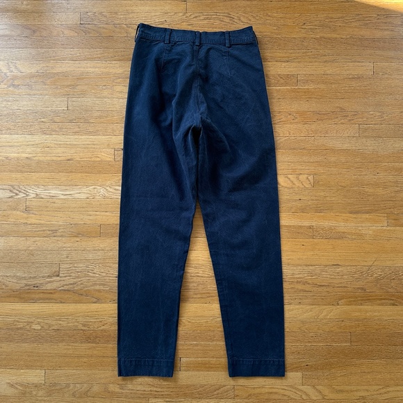 Jesse Kamm navy ranger pant high waisted cotton 225 cali slims sailor 6 8 - Picture 5 of 9